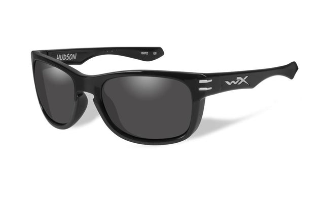 Wiley X Hudson - 1 Lens (Smoke Grey) | Gloss Black Frame