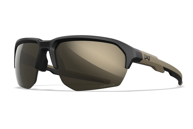 Wiley X Jakl - 1 Lens (CAPTIVATE™ Tungsten Mirror (Non-Polarized )) | Tan Frame
