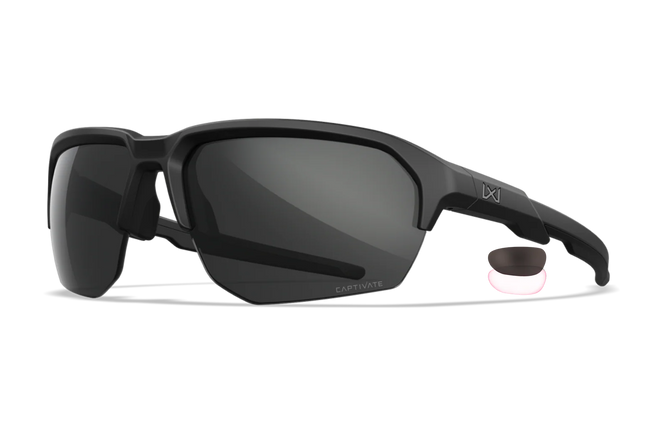 Wiley X Jakl - 1 Lens (Smoke Grey) | Matte Black Frame