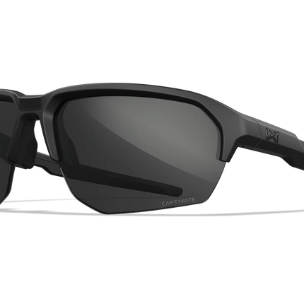 Wiley X Jakl - 1 Lens (CAPTIVATE™ Grey (Non-Polarized)) | Matte Black Frame