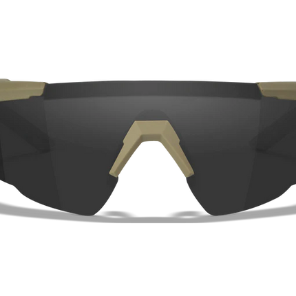 Wiley X Saber Advanced -  3 Lens (Smoke Grey + Clear + Orange) | Tan Frame