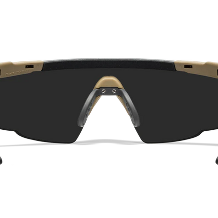 Wiley X Saber Advanced -  3 Lens (Smoke Grey + Clear + Orange) | Tan Frame