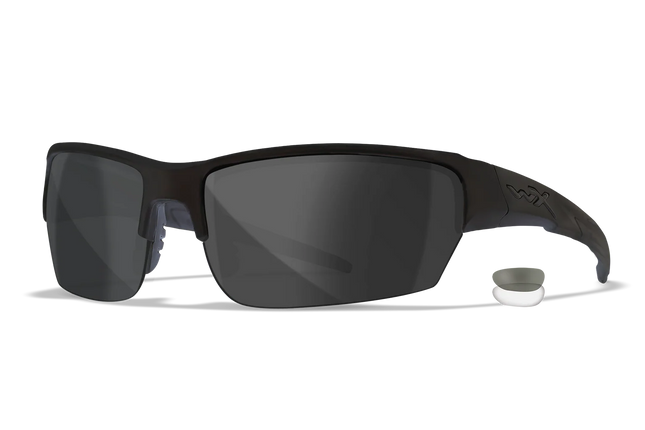 Wiley X Saint - 2 Lens (Smoke Grey + Clear) | Matte Black Frame