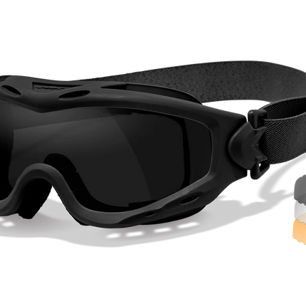 Wiley X Spear -  3 Lens (Smoke Grey + Clear + Orange) | Matte Black Frame