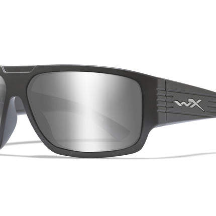 Wiley X Vallus - 1 Lens (Silver Flash) | Matte Graphite Frame