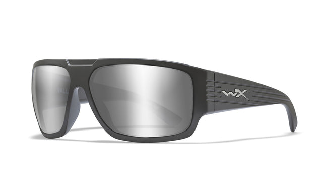 Wiley X Vallus - 1 Lens (Silver Flash) | Matte Graphite Frame