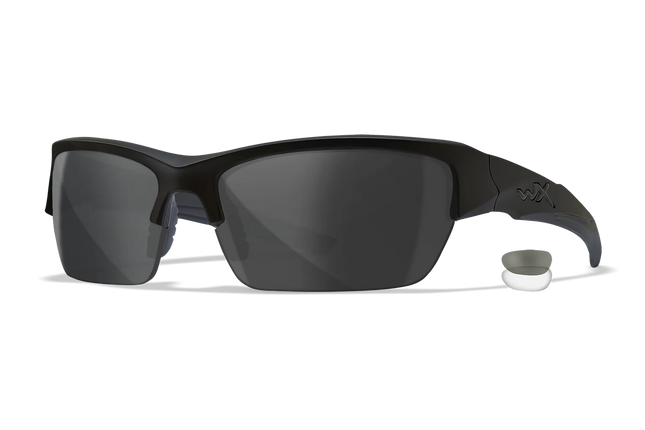 Wiley X Valor - 2 Lens (Smoke Grey + Clear) | Matte Black Frame