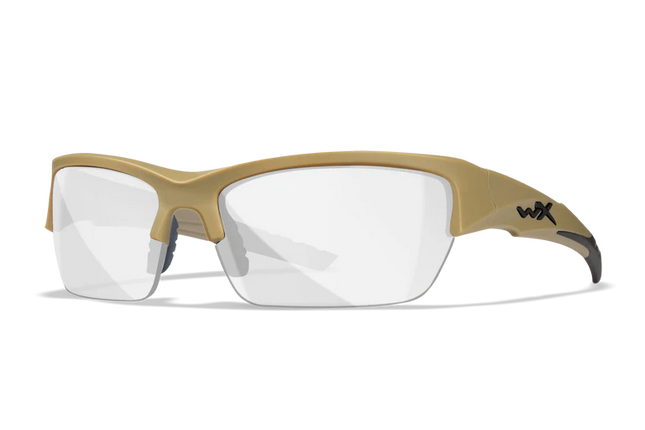 Wiley X Valor - 3 Lens (Smoke Grey + Clear + Orange) | Tan Frame