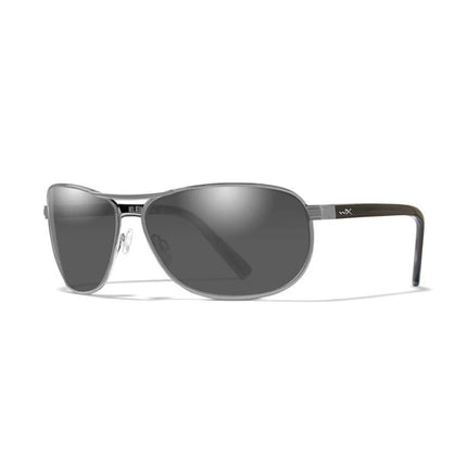 Wiley X Klein - 1 Lens (Smoke Grey) | Silver Metal Frame