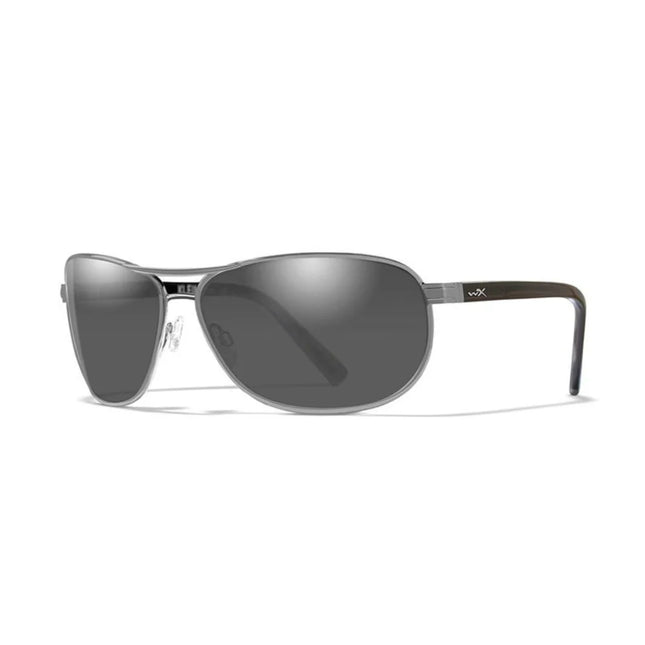 Wiley X Klein - 1 Lens (Smoke Grey) | Silver Metal Frame