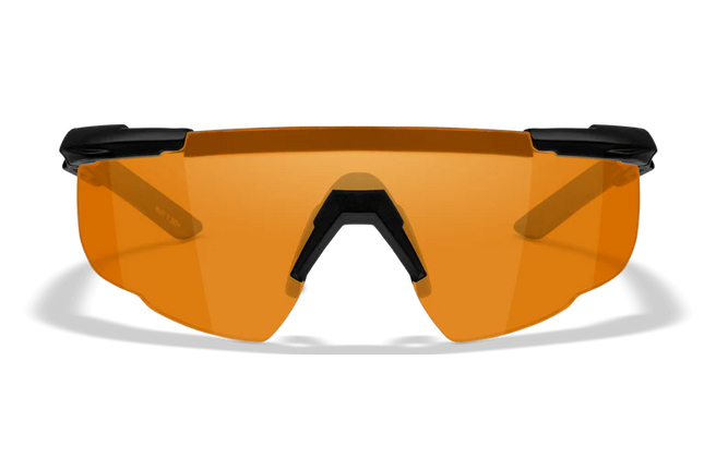 Wiley X Saber Advanced -  3 Lens (Smoke Grey + Clear + Orange) | Matte Black Frame