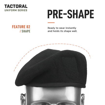 Tactoral Pre-Shaped Military Beret - Essential Model
