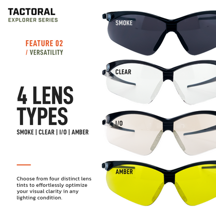 Tactoral Omni-Shield Protective Eyewear Safety Glasses