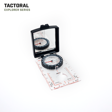 Tactoral Map Compass - Sighting Mirror Baseplate Compass