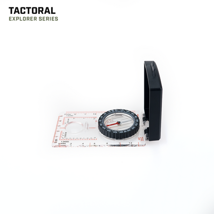 Tactoral Map Compass - Sighting Mirror Baseplate Compass