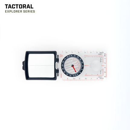 Tactoral Map Compass - Sighting Mirror Baseplate Compass