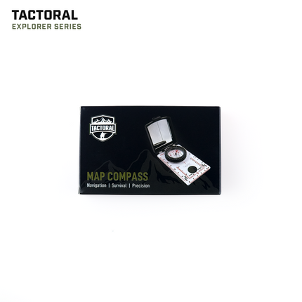 Tactoral Map Compass - Sighting Mirror Baseplate Compass