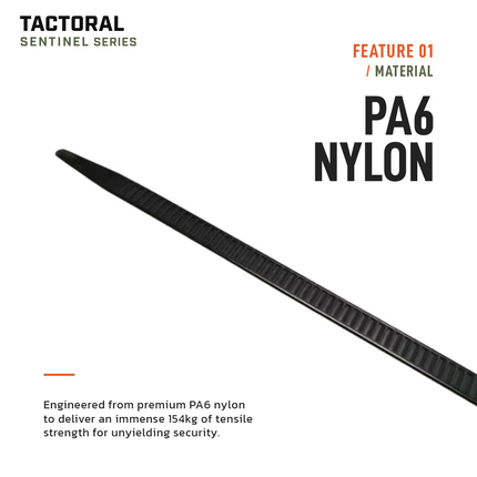 Tactoral Disposable Zip-Tie Tactical Handcuffs